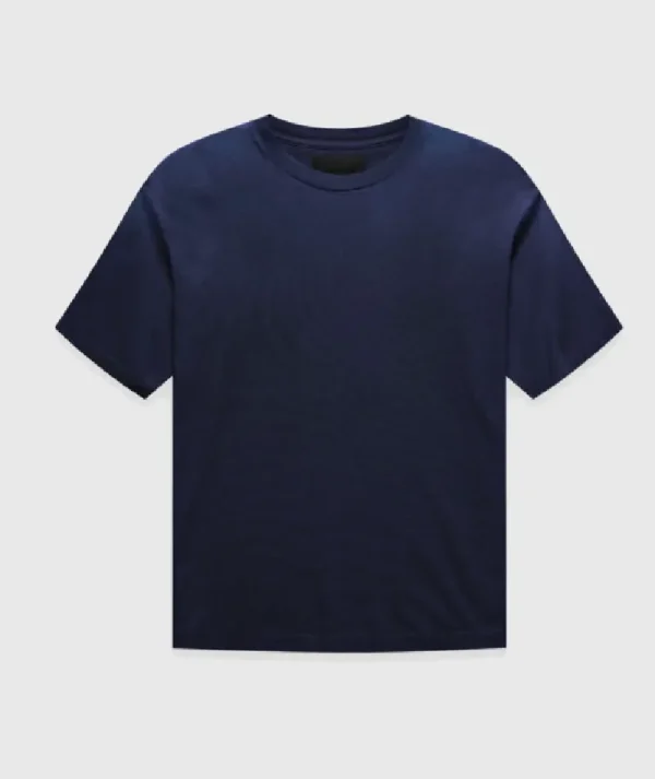 Fear of God Essentials Navy Blue T-Shirt