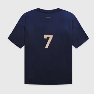 Fear of God Essentials Navy Blue T-Shirt