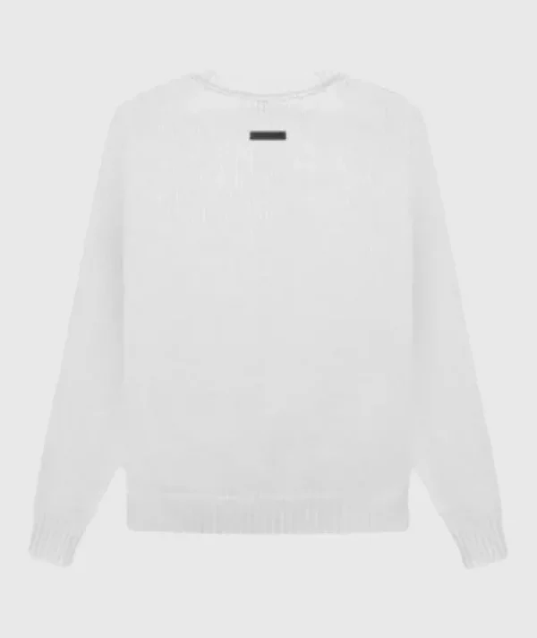 Essentials Overlapped Sweatshirt White