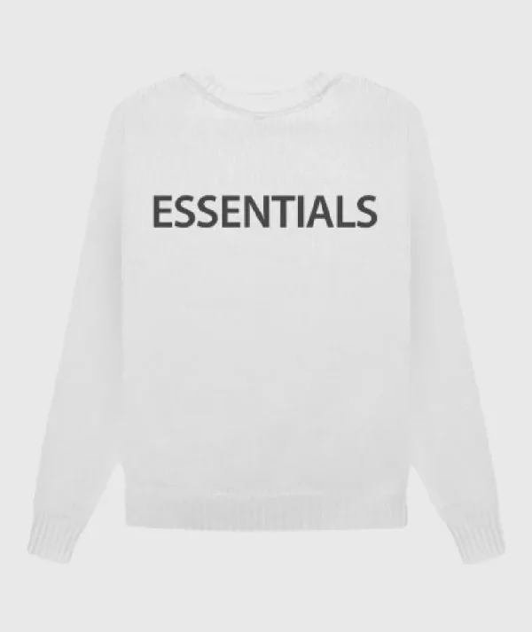 Essentials Overlapped Sweatshirt White