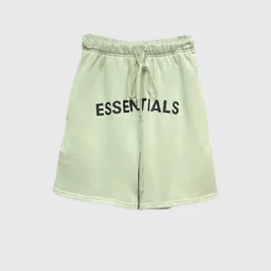 Fear of God Green Essentials Logo Shorts