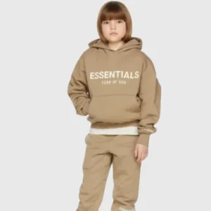 Essentials Kids Brown Tracksuit